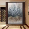 Ethereal Rain-Modern Texture Particle Relief Abstract Wall Art - artextured
