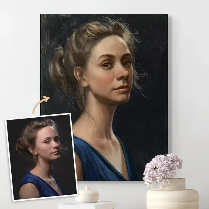 Custom Oil Painting Portraits from Your Photos - Family & Pets#1